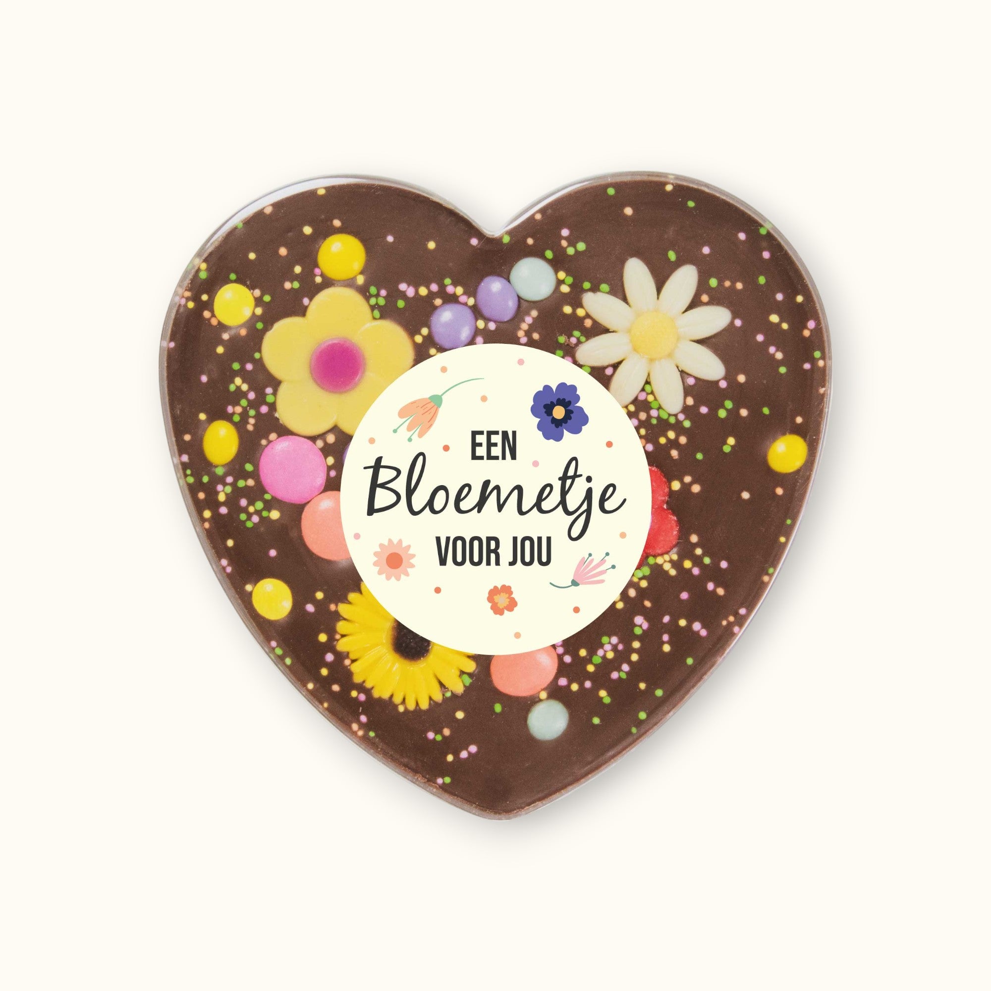 Chocolade hart | Bloemen