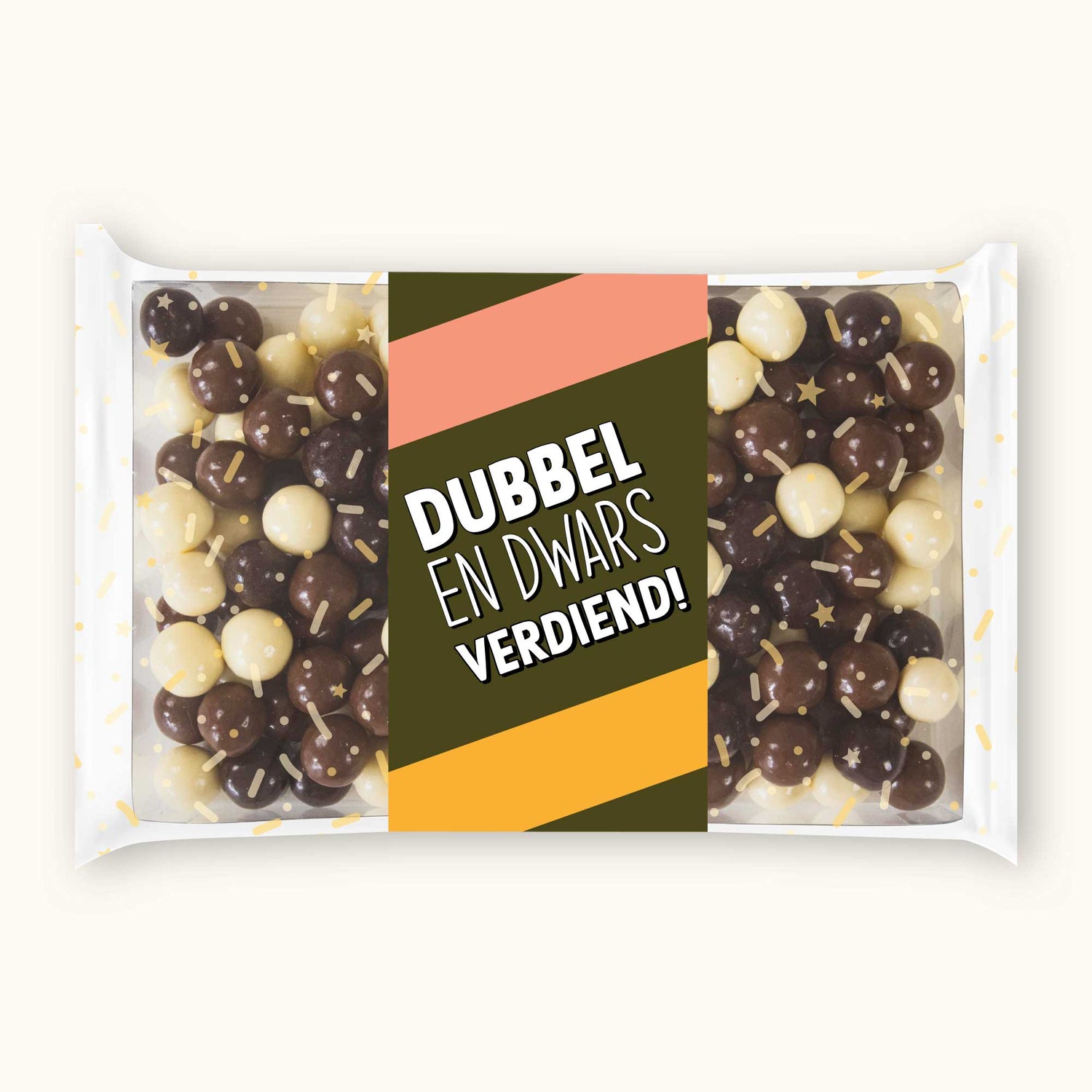 Doosje chocolade | Dubbel en dwars verdiend!