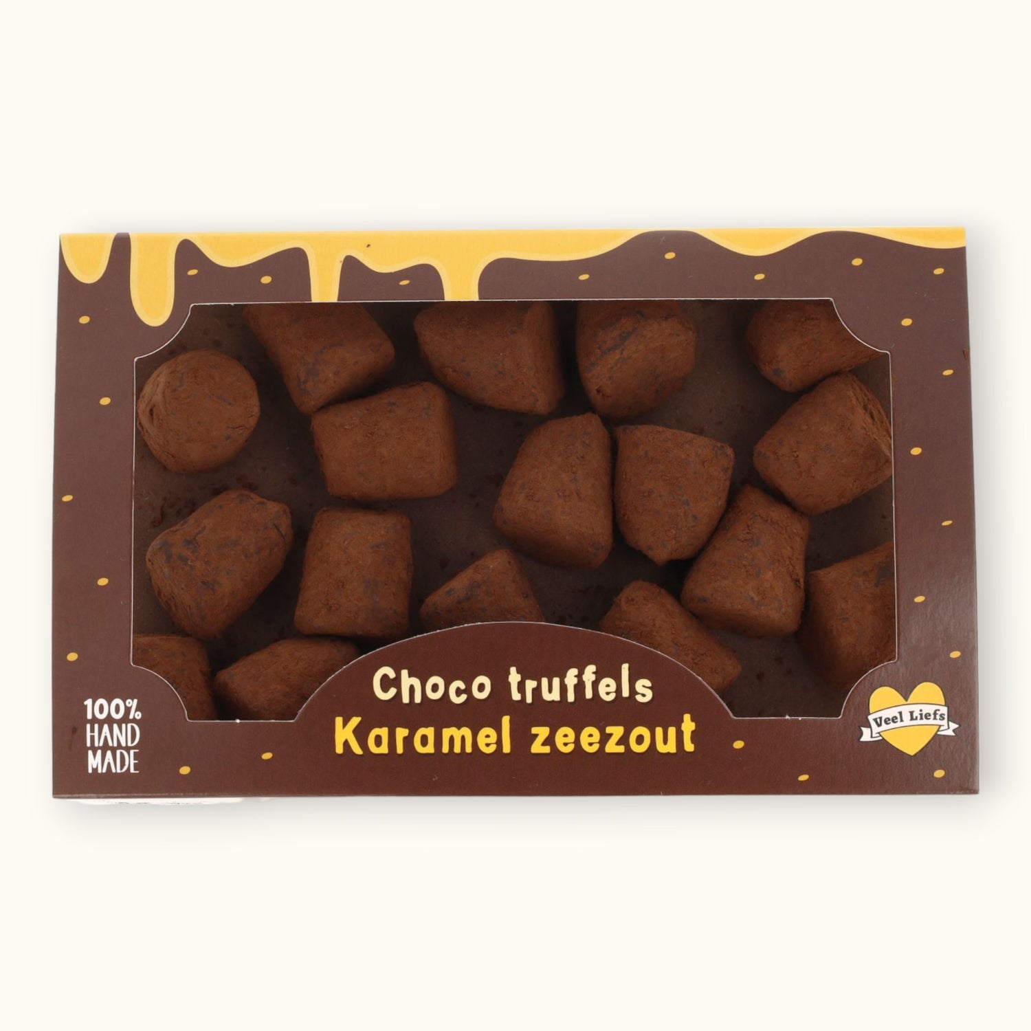 Chocolade truffels karamel zeezout