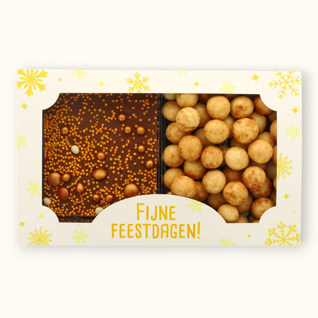 Cadeaupakketje | Choco bar goud &amp; crunchy choco&