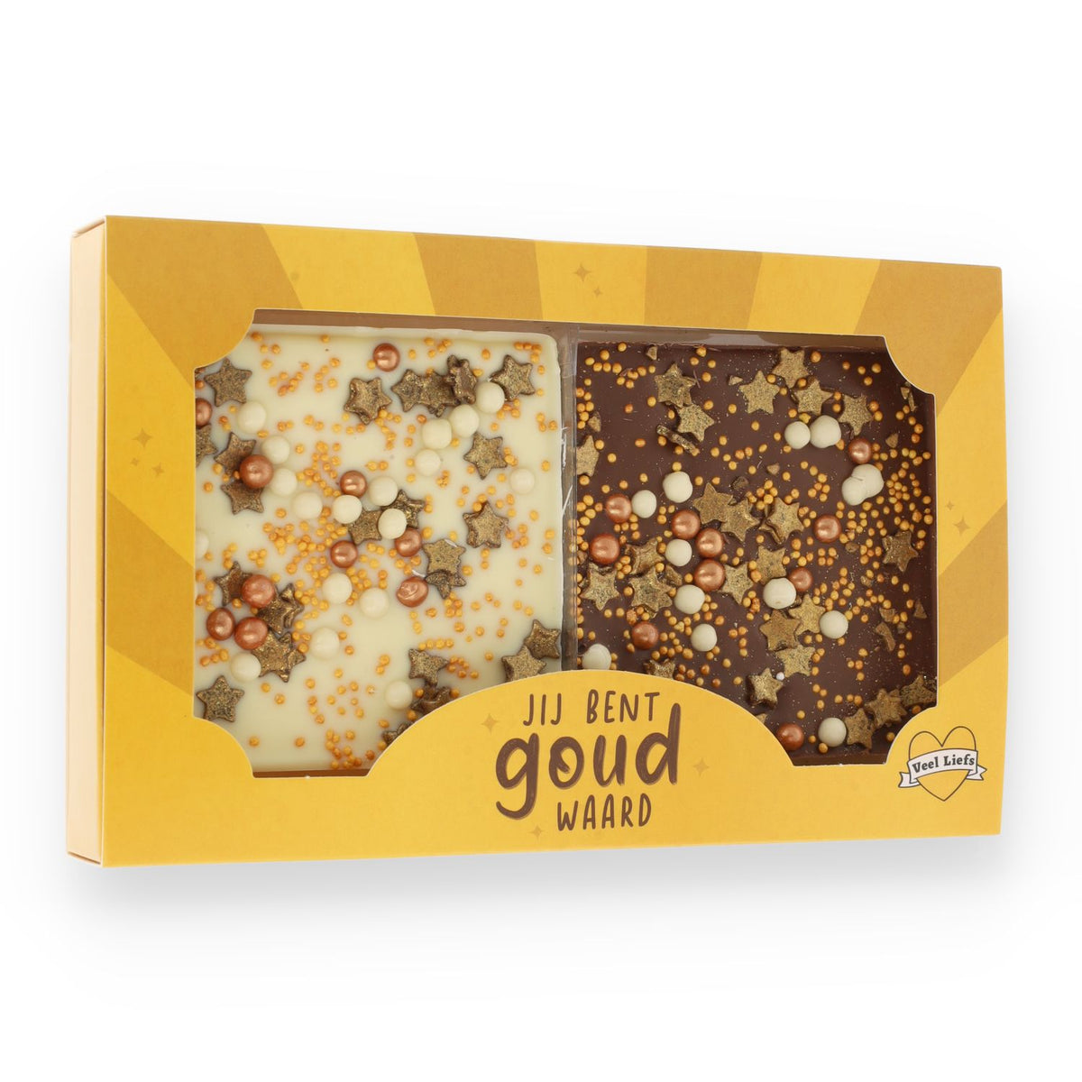 Cadeaupakketje | Jij bent goud waard! | Choco duo