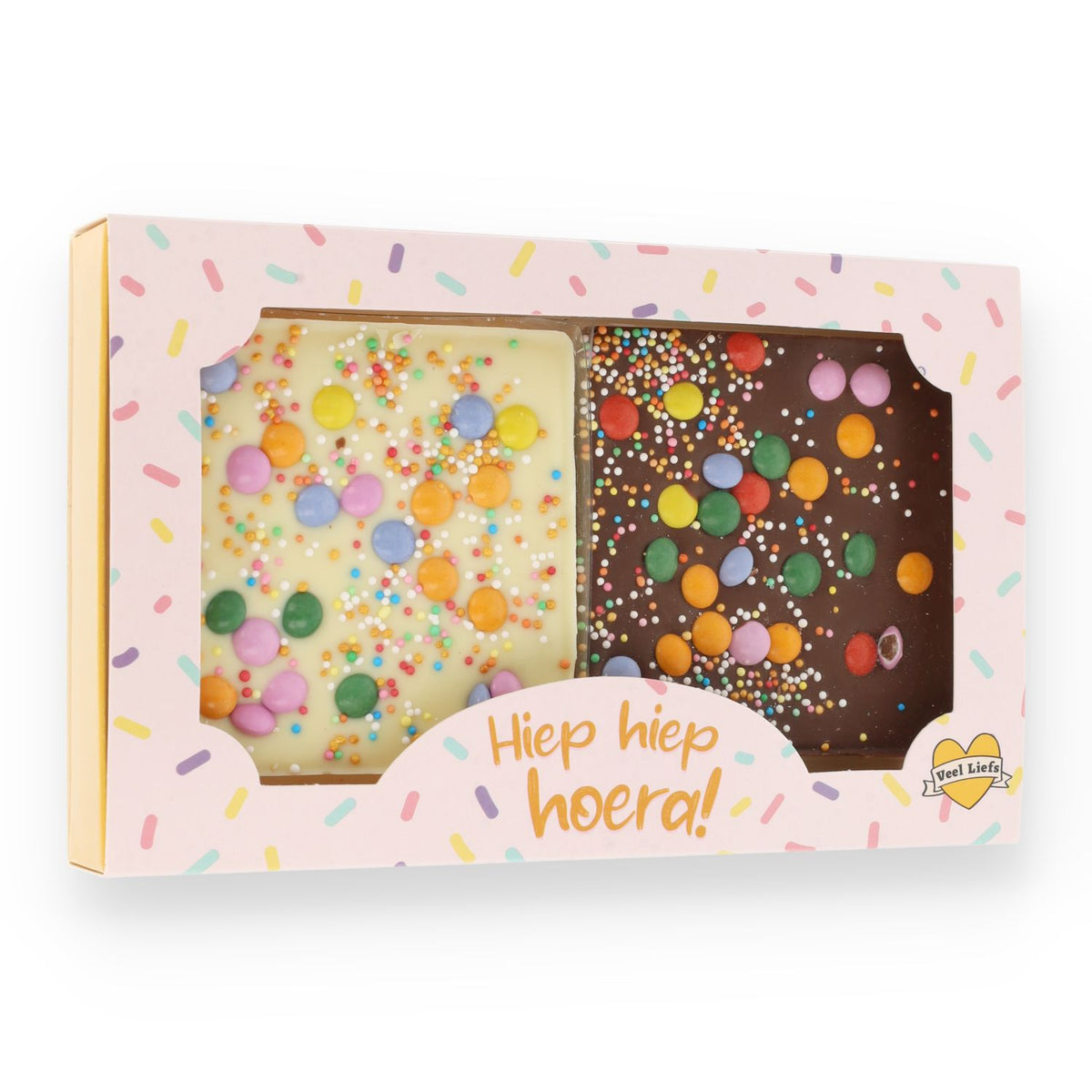 Cadeaupakketje | Hiep hiep hoera! | Choco duo