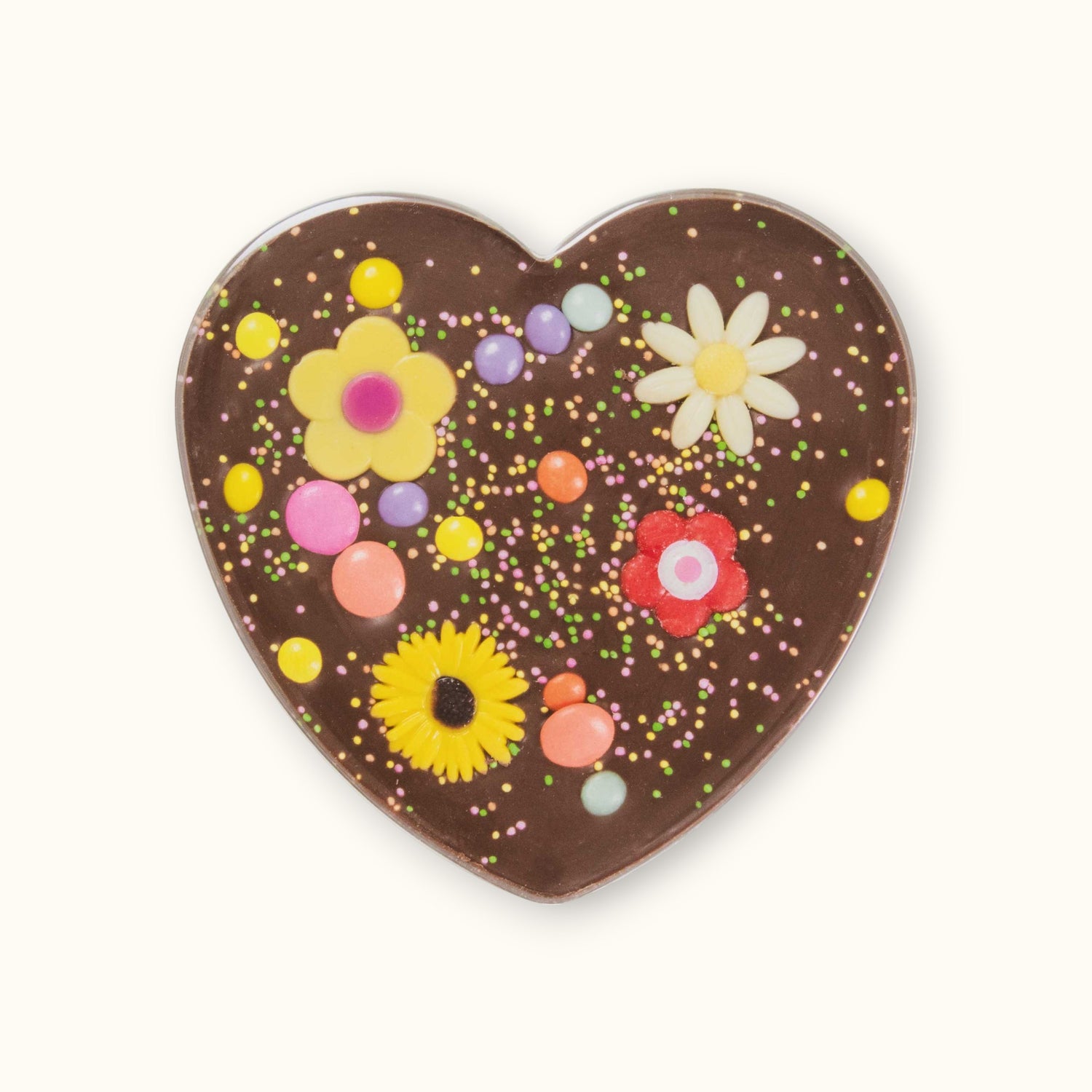 Chocolade hart | Bloemen